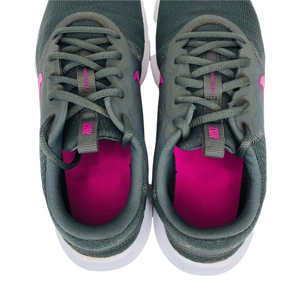 Nike Flex Experience Running shoes ladies US 8 Gray Knit pink CD0227-002 - Picture 8 of 11